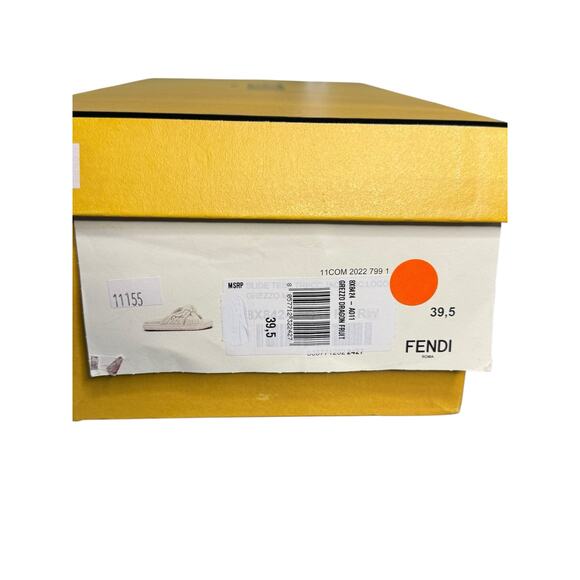 Fendi NIB Feel Knot Slide Sandal in Natural Size 39.5 - Picture 3 of 13